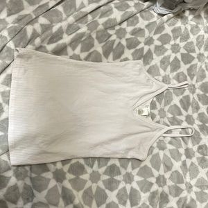 Size S skin fitting white tank
